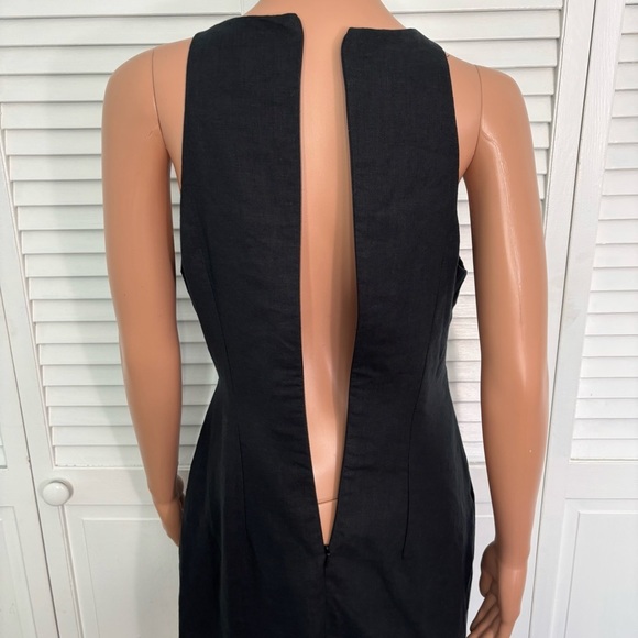 New RUMER Harper Midi Dress in Black Size Medium - Picture 4 of 7